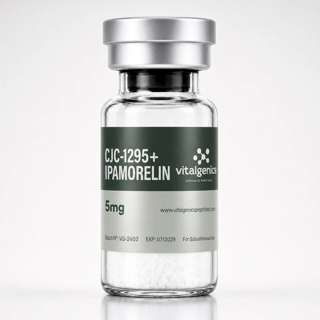 CJC-1295 + Ipamorelin 5mg Vitalgenics vial