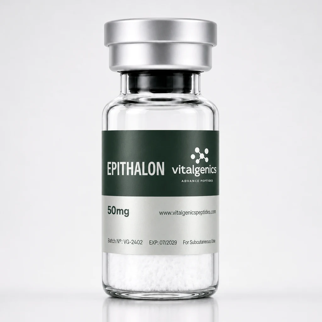 Epithalon 50mg Vitalgenics vial