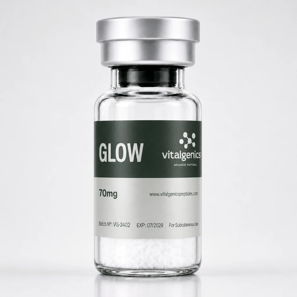 GLOW 70mg Vitalgenics vial